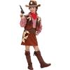 W WIDMANN MILANO Party Fashion - costume da cowgirl, sceriffo, ranger, ragazza rodeo, Wild West, carnevale, per bambini