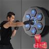 Baverta Scatola musicale smart da parete, bersaglio per allenamento, attrezzatura per allenamento di boxe, divertente gioco per combattimento o allenamento, per kickboxing, karate, casa, palestra (dimensione: