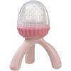 b.box Ciuccio Frutta Neonati in Silicone | Design a Treppiede Facile da Tenere in Mano | Perfetto per Alimenti Freschi o Surgelati | Tappo Incluso | a Partire dai 4 Mesi