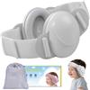 ECHOCUBE Protezioni auricolari per Neonati, Cuffie per Neonati Antirumore da 25dB per Bambini da 0 a 48 Mesi, Cuffie per Neonato con Cancellazione del Rumore per Aereo e Sonno - Grigio