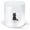 WD LifeStyle Bicchiere Vetro Borosilicato Cc 250 ml Decoro Procione