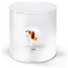 WD LifeStyle Bicchiere Vetro Borosilicato Cc 250 ml Decoro Cavalier King