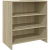 vidaXL Credenza Rovere Sonoma 70x40,5x75 cm in Truciolato