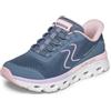 Skechers Donna Glide-Step Sole Slip-In ALLENATRICE, Slate Textile/Synthetic/Pink Trim, 38.5 EU