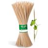 Novatool 200 bastoncini in legno per piante orchidee, 40 cm x 4 mm, colore naturale