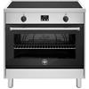 LA GERMANIA AMN964IEXE Cucina, Piano Induzione, Acciaio Inox, Serie Americana, 4 Zone a induzione, Forno Elettrico Singolo, 90x60 cm