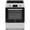 LA GERMANIA SE664IX Cucina, Piano Induzione, Acciaio Inox, Serie Futura, 4 Zone a induzione, Forno Elettrico Multifunzione, 60x60 cm, Nuova Classe A