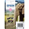EPSON CARTUCCIA ORIGINALE LIGHT MAGENTA T2426 SERIE ELEFANTE - EPSON - C13T24264012