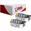 KIT 10 CARTUCCE XL COMPATIBILI CON BROTHER LC-421XL LC421XLVAL NERO+COLORI - NO-NAME
