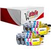 KIT 10 CARTUCCE XL COMPATIBILI CON BROTHER LC-422XL LC422XLVAL NERO+COLORI - NO-NAME