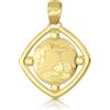 Gioielleria Lucchese Oro Medaglia Ciondolo da Battesimo Oro Giallo 803321714896