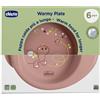 Chicco Piatto Pappa Calda Warmy 6m+ Chicco Rosa