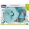 Chicco Set Prima Pappa Chicco 6+ Azzurro