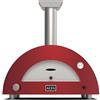 Alfa Forni Alfa Forno 2 Pizze Linea Moderno A Gas METANO Colore Rosso Antico 500°C in soli 30 minuti