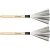 Vater Bacchette di Vater VWTW - Wire Tap Spazzole - Spazzola - Manico in legno | Brush Wood Handle - 13,5 pollici / 34,29 cm - spessore 5A - impugnatura in legno - fili metallici