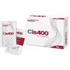 Leonardo Medica Cis 400 Integratore Alimentare per cistite, vie urinarie, a base di D-Mannosio, estratti di Cranberry (Mirtillo Rosso) e Pompelmo, Vitamina C e minerali 14 bustine