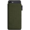 Adore June Classic Verde-Oliva Custodia compatibile con Galaxy S25 / Galaxy S24 / S23 / S22, Tessuto Resistente con Display di Pulizia Effetto