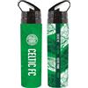 Hy-Pro Borraccia in alluminio con licenza ufficiale Celtic F.C., 750 ml, cannuccia pieghevole integrata, a prova di perdite, leggera, ottima idea regalo per il calcio