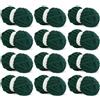 HOMBYS Filo di ciniglia grosso verde scuro per uncinetto, spesso, soffice per lavorare a maglia, super voluminoso per realizzare coperte a maglia a mano, morbido peluche, confezione da 12 pezzi (27 m