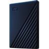 Western Digital WD 5TB My Passport for Mac, Hard Disk Esterno Portatile, USB 3.2 Gen 1/USB 3.0, Protezion con password, Software per la gestion e il backup, Formatto per MacOS, Blu Notte