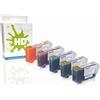 TonerPartner Multipack compatibile con Canon PGI-5 / CLI 8 include 5 cartucce d'inchiostro