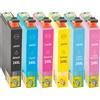 TonerPartner Multipack compatibile con Epson C13T24314010 / 24XL include 6 cartucce d'inchiostro