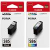 Canon Originale Canon 6205C004 / PG585CL586 Cartuccia d'inchiostro Multipack