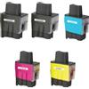 TonerPartner La confezione multipla compatibile con Brother LC-900 include 5 cartucce d'inchiostro