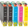 TonerPartner La confezione multipla compatibile con Epson C13T12914012 / T1291 include 5 cartucce d'inchiostro