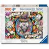 Ravensburger Puzzle 1000 Pezzi, In Ritardo con Stile - Puzzle Adulti +14 anni, 70 x 50 cm, Puzzle per Adulti, Collezione Meravigliosa Illustrazione, Idee Regalo