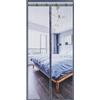Ovker Zanzariera per porta balcone, 110 x 200 cm, con zanzariera incorniciata, perfetta per bloccare le zanzare estive