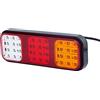 HELLA VALUEFIT 2VP 357 018-001 Luce posteriore, LED, 24/12V, Montaggio, esterno/avvitato, colore diffusore luce policromo, Spina Spina piatta, Sx/Dx, Quantità 1