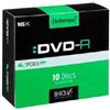 Intenso Confezione DVD-R Intenso 4,7GB 16x Speed, Slimcase 10Pcs [4101652]