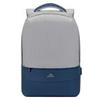 Riva case Zaino notebook Rivacase 17.3" Grigio e Blu Scuro [7567GREY]