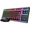 Trust Set tastiera e mouse Trust Gxt 832 wireless Nero