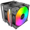 Montech Dissipatore cpu a ventola Montech NX600 120mm ARGB Nero [NX600 ARGB (B)]