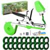 TOGETDREAM Legatrice per Piante Vigneto Pomodori, Tying Macchina Nastro Strumento Attrezzo da Giardinaggio Tying Macchina Strumento con 20 Rotoli di Nastro ed 1 Scatola di Graffette per Fiori Verdura Vigneto