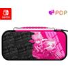 PDP Travel Case Plus GLOW Grand Prix Peach Nintendo Switch, Peach, Rosa e nero
