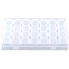 Garosa Contenitore Porta Pastiglie 28 Scomparti - Dispenser Pillole Portatile per Vitamine, Olio di Pesce, Medicina Quotidiana, Gioielli, Orecchini, Organizzatore Farmaci Giornaliero