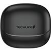 TECHLIFE TLTWSINEARBK NERO IN-EAR AURICOLARI BLUETOOTH TWS LED SU BOX