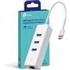 TP-LINK TPLINK UE330C USB-C 3.0 3USB/GIGABIT LAN ETHERNET ADATTATORE