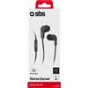 SBS TEFLAT2INEARK AURICOLARE MIX30 C.FLAT NERO