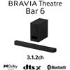 SONY HTBD60 BAR 6 SOUNDBAR 3.1.2 350W SUB WIRELESS BT DOLBY ATMOS