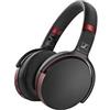 SENNHEISER HD458BT CUFFIA BLUETOOTH 5.0 ANC NERO/ROSSO