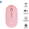 TRUST 24125 PUCK RECHARGEABLE BLUETOOTH PINK WIRELESS MOUSE