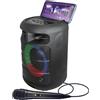 KARMA VORTEX 4 DIFFUSORE AMPLIFICATO RICARICABILE MICROFONO BT USB-IN
