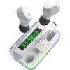 MUSIC HERO SBS MHTWSKOMBOBTW AURICOLARI TWS SCHERMO LCD BIANCO