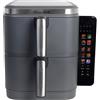 TECHLIFE TLCU4612D FRIGGITRICE AD ARIA DOPPIO CESTELLO VERT. 11LT.