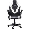 TRUST 25130 GXT 703W RIYE SEDIA GAMING BIANCO/NERO