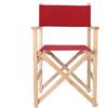 Aranaz Sedia Poltrona Dritto Pieghevole, Legno, Bordeaux 887, 51 x 46 x 86